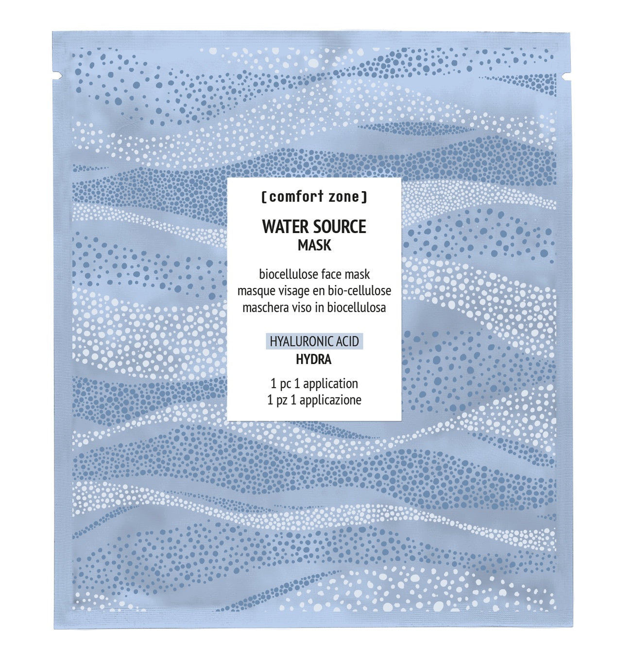 Comfort Zone Water Source Mask – intensief hydraterend sheetmasker voor uitgedroogde huid
