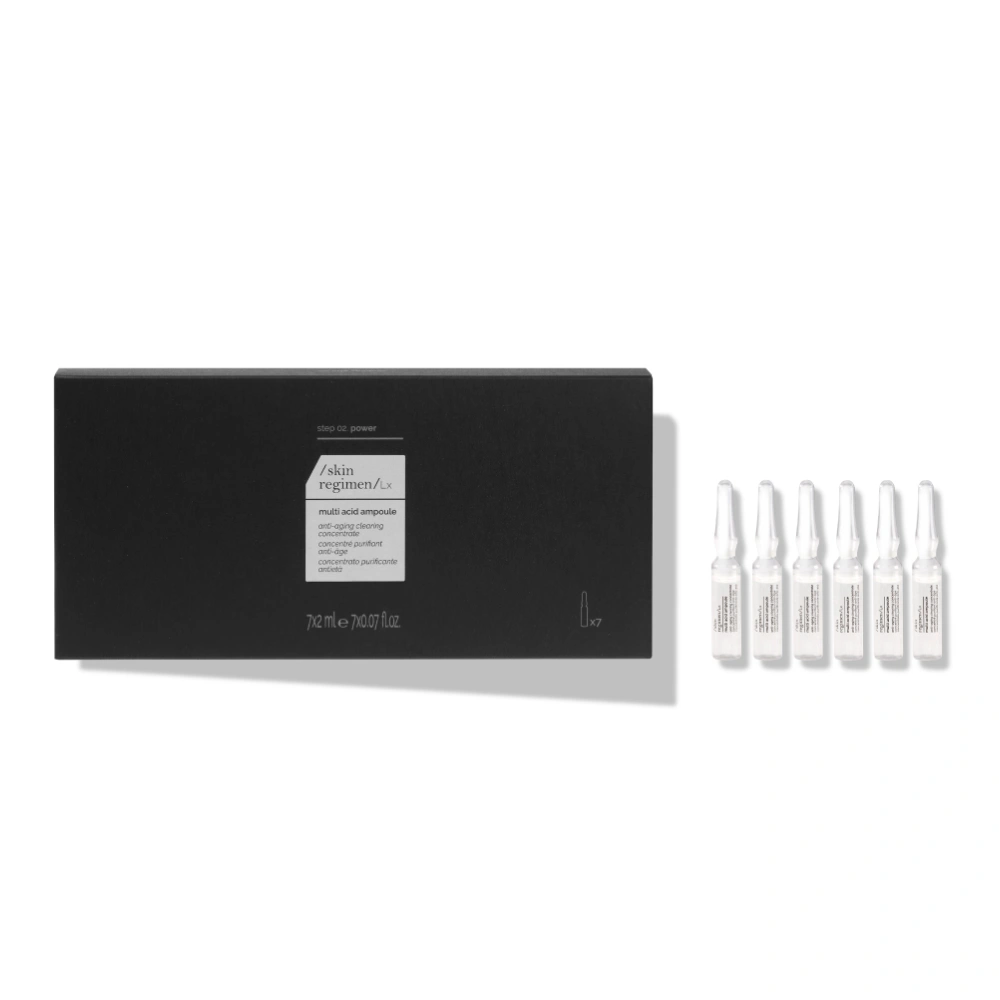 Comfort Zone Skin Regimen LX Multi Acid Ampoules 7x2ml – zuiverende 7-daagse zuurkuur succinezuur amandelzuur