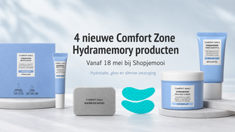 Nieuw bij shopjemooi 4 nieuwe Comfort Zone Hydramemory producten