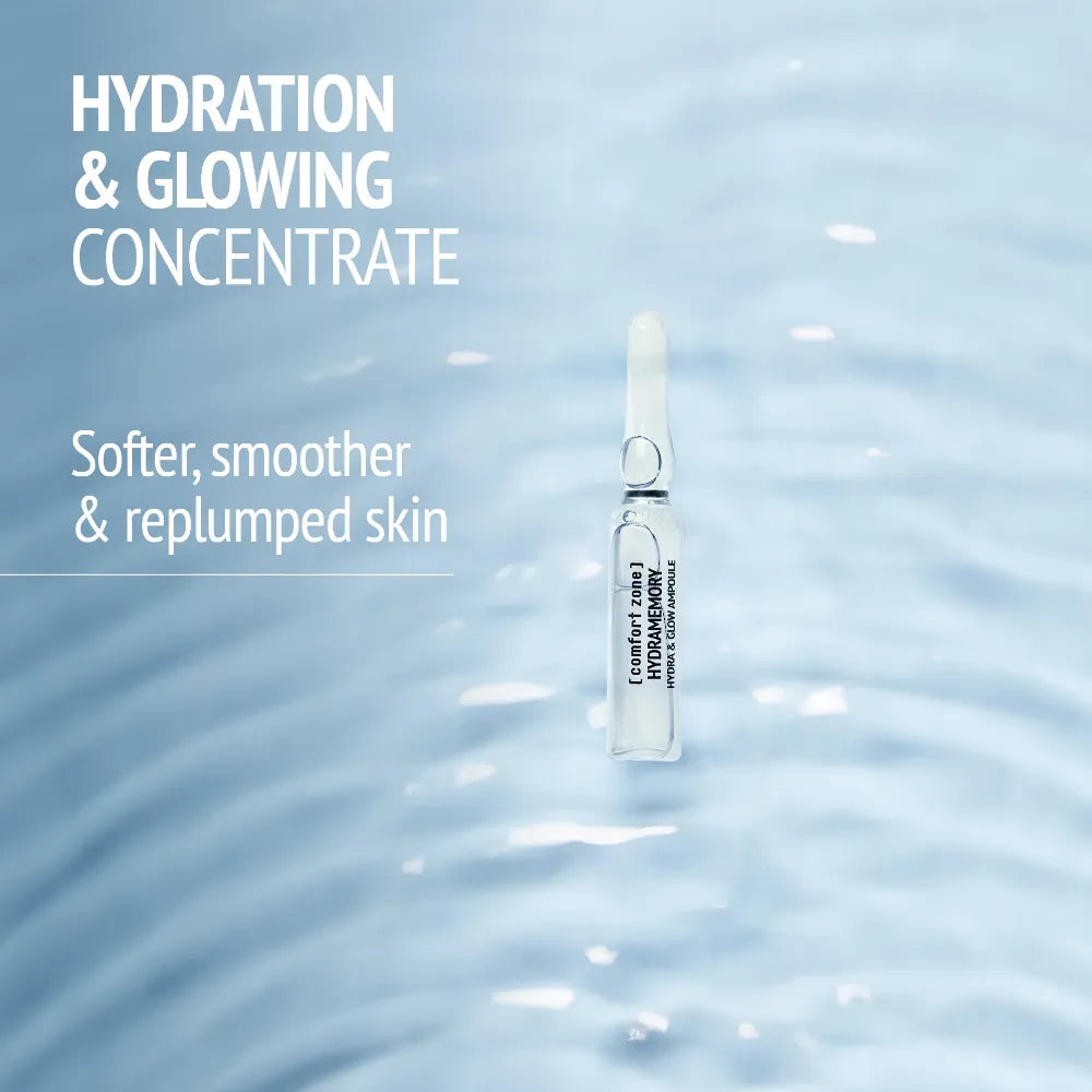 Comfort Zone Hydramemory Hydra & Glow Ampoule als actieve stap in je Comfort Zone routine