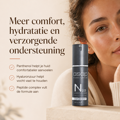 helpt roodheid, poriën en minder stevigheid zichtbaar te verfijnen