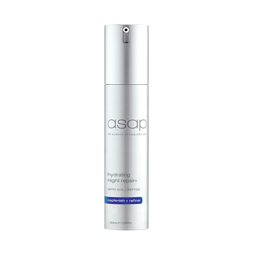 ASAP Hydrating Night Repair+ 50ml nachtcrème met AHA voor doffe huid