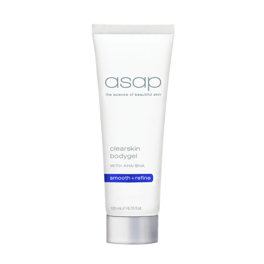 ASAP Clearskin Bodygel 120ml AHA BHA bodygel voor puistjes en ingegroeide haartjes