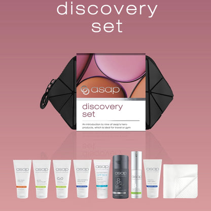 ASAP Discovery Set met mini-producten voor op reis of weekend weg