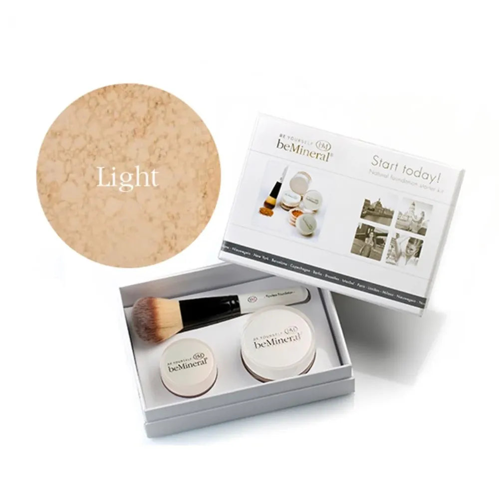 beMineral Start Today Kit met BodyGlow | make-up set met foundation blush en body glow
