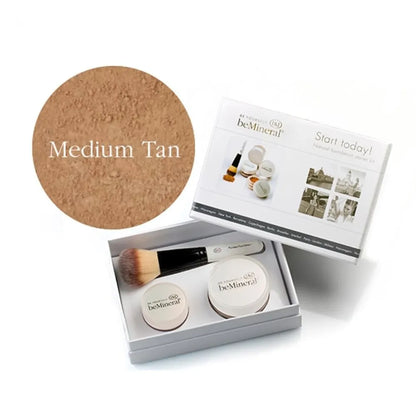 beMineral Start Today Kit met BodyGlow | make-up set met foundation blush en body glow