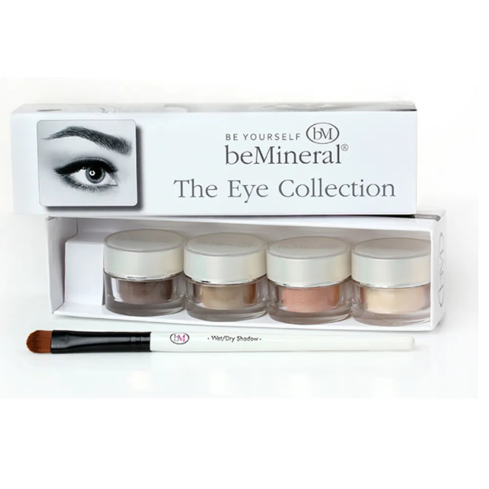 beMineral Eye Collection Kit Beige – zachte beige minerale oogmake-up set