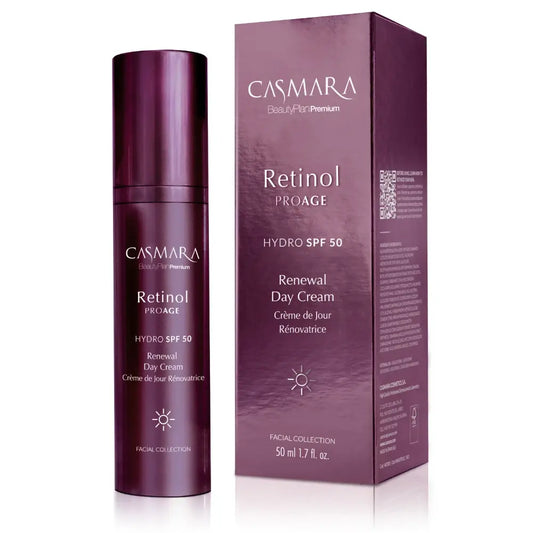 Casmara Retinol ProAge Renewal Day Cream SPF50 50ml dagcrème met SPF50 bij retinolgebruik