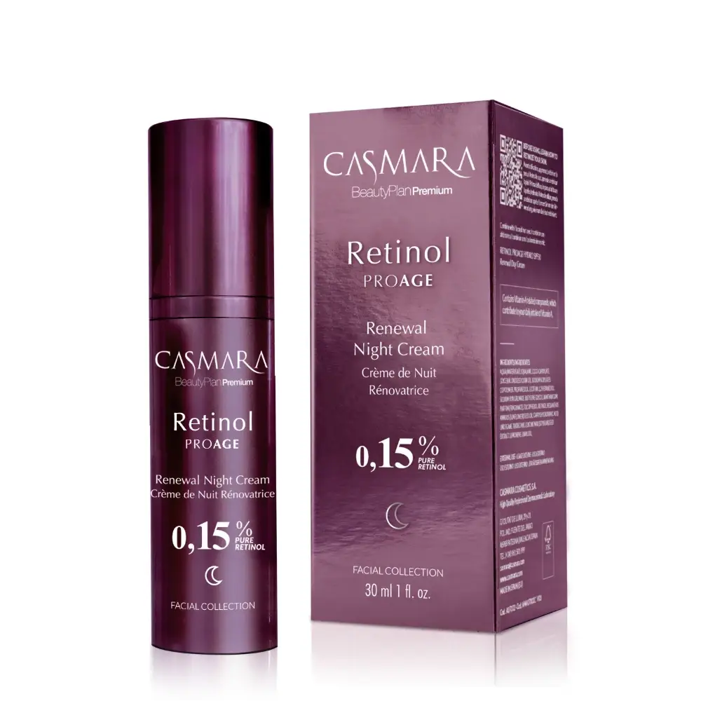 Casmara Retinol ProAge Renewal Night Cream 0,15% milde retinol nachtcrème voor beginners