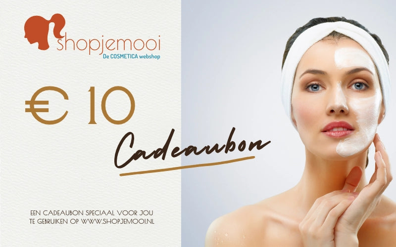 Shopjemooi Cadeaubon – digitale cadeaubon voor professionele huidverzorging en make-up