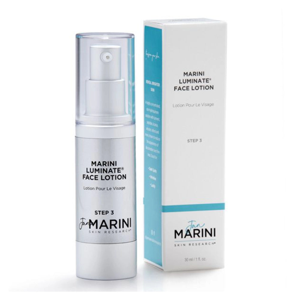 Jan Marini Luminate Face Lotion 30ml pakt donkere vlekjes zichtbaar aan en laat je teint egaler ogen