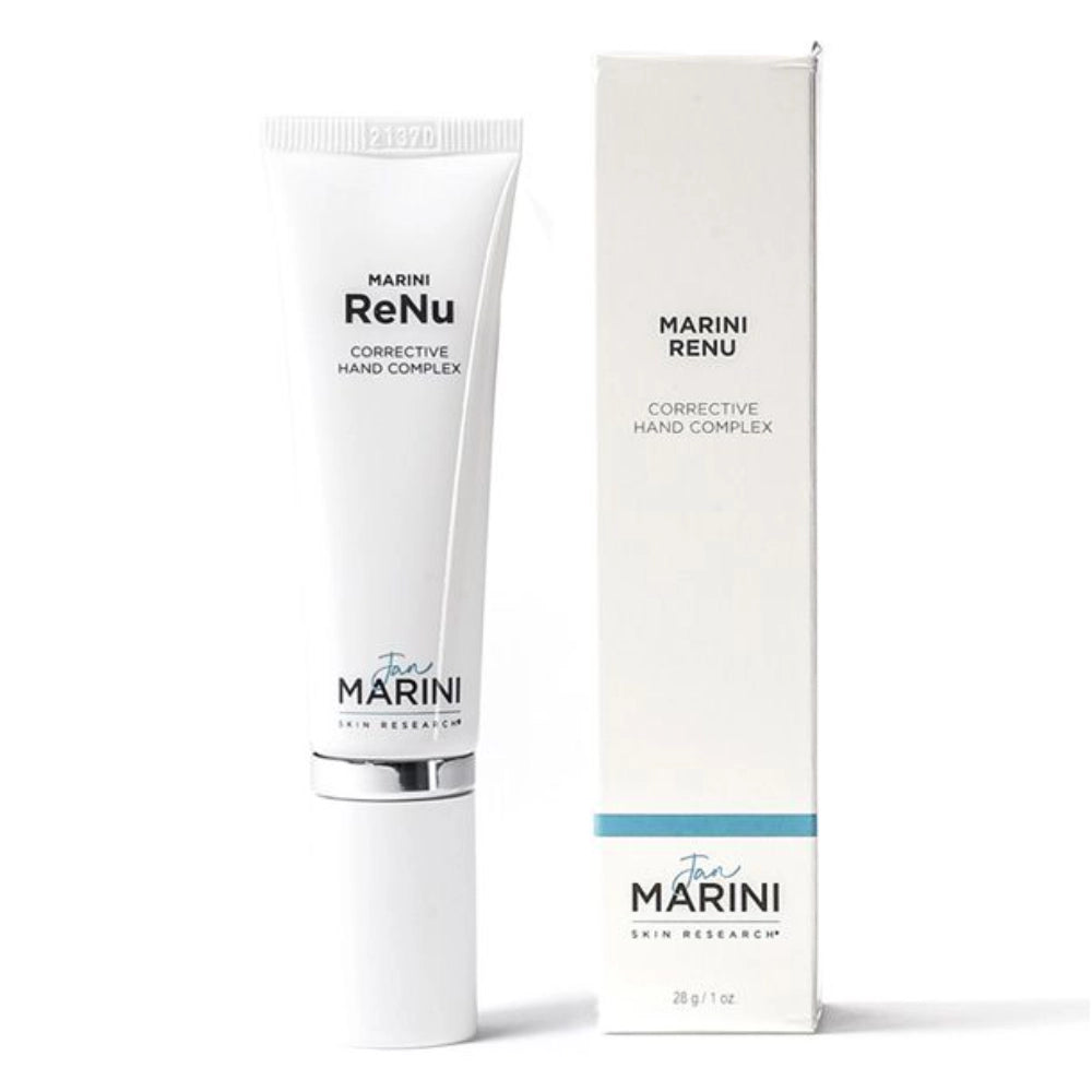 Jan Marini ReNu Corrective Hand Complex 28gr laat handen jonger ogen als vlekjes en lijntjes zichtbaar worden