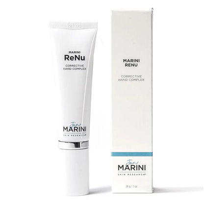 Jan Marini ReNu Corrective Hand Complex 28gr laat handen jonger ogen als vlekjes en lijntjes zichtbaar worden
