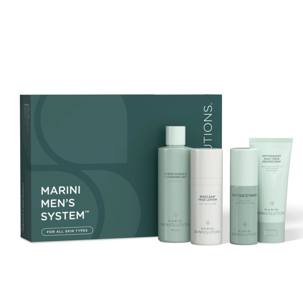 Jan Marini Men’s System 4 Producten geeft mannen één simpele routine voor scheren, huidverzorging en SPF