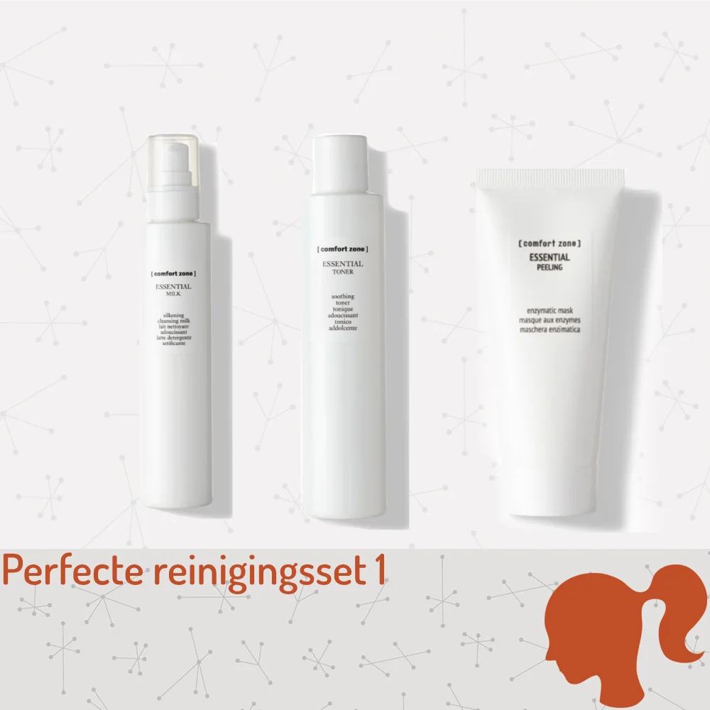Comfort Zone Perfecte Reinigingsset 1 – milk toner enzymatisch peeling droge huid