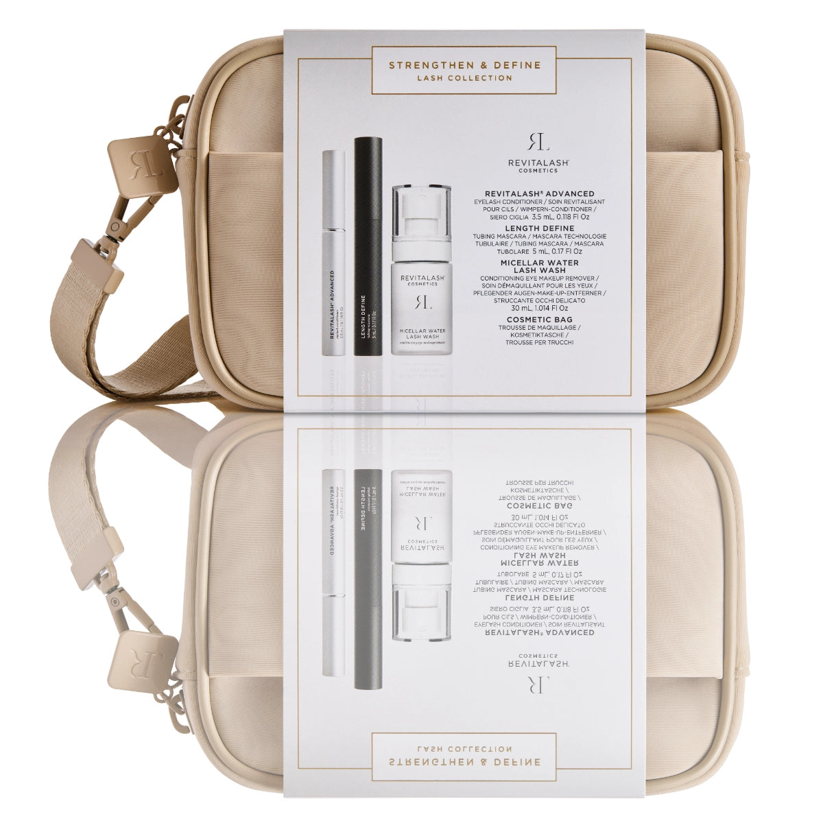 RevitaLash Lash Strengthen & Define Set met wimperserum, mascara en micellair water
