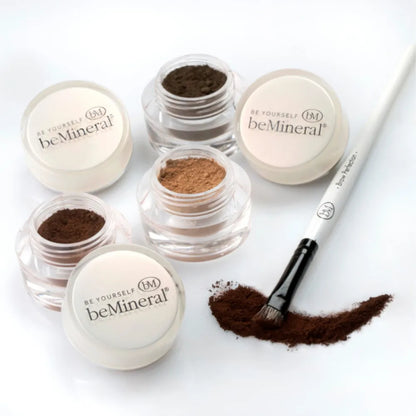 beMineral Brow Powders – minerale wenkbrauwpoeder 4 tinten gevoelige huid