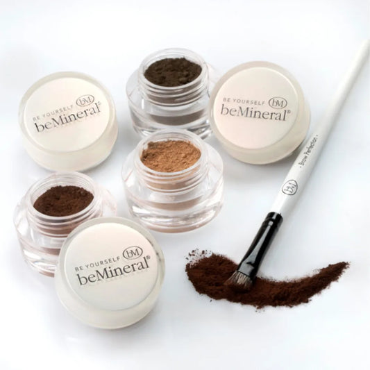 beMineral Brow Powders – minerale wenkbrauwpoeder 4 tinten gevoelige huid